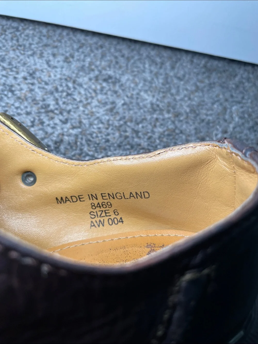 Vintage Dr. Martens Brown Leather Boots with Translucent Rubber Soles